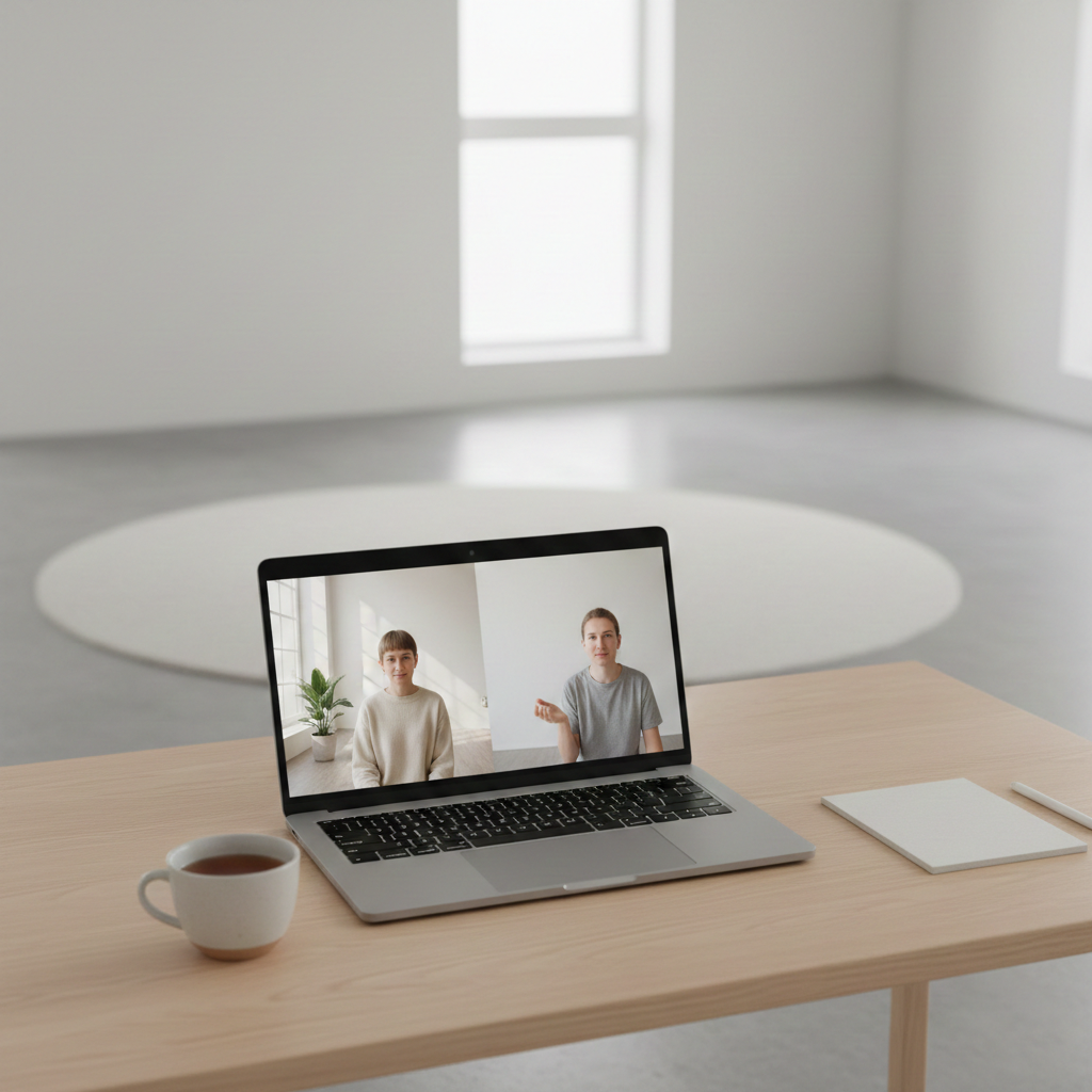 Videokonsultaatio minimalistisesta elämäntavasta